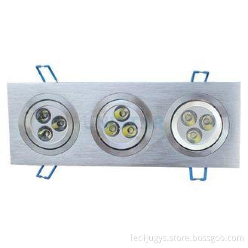 9W Square LED Recessed Downlight Fixtures, Cree / Edison LE